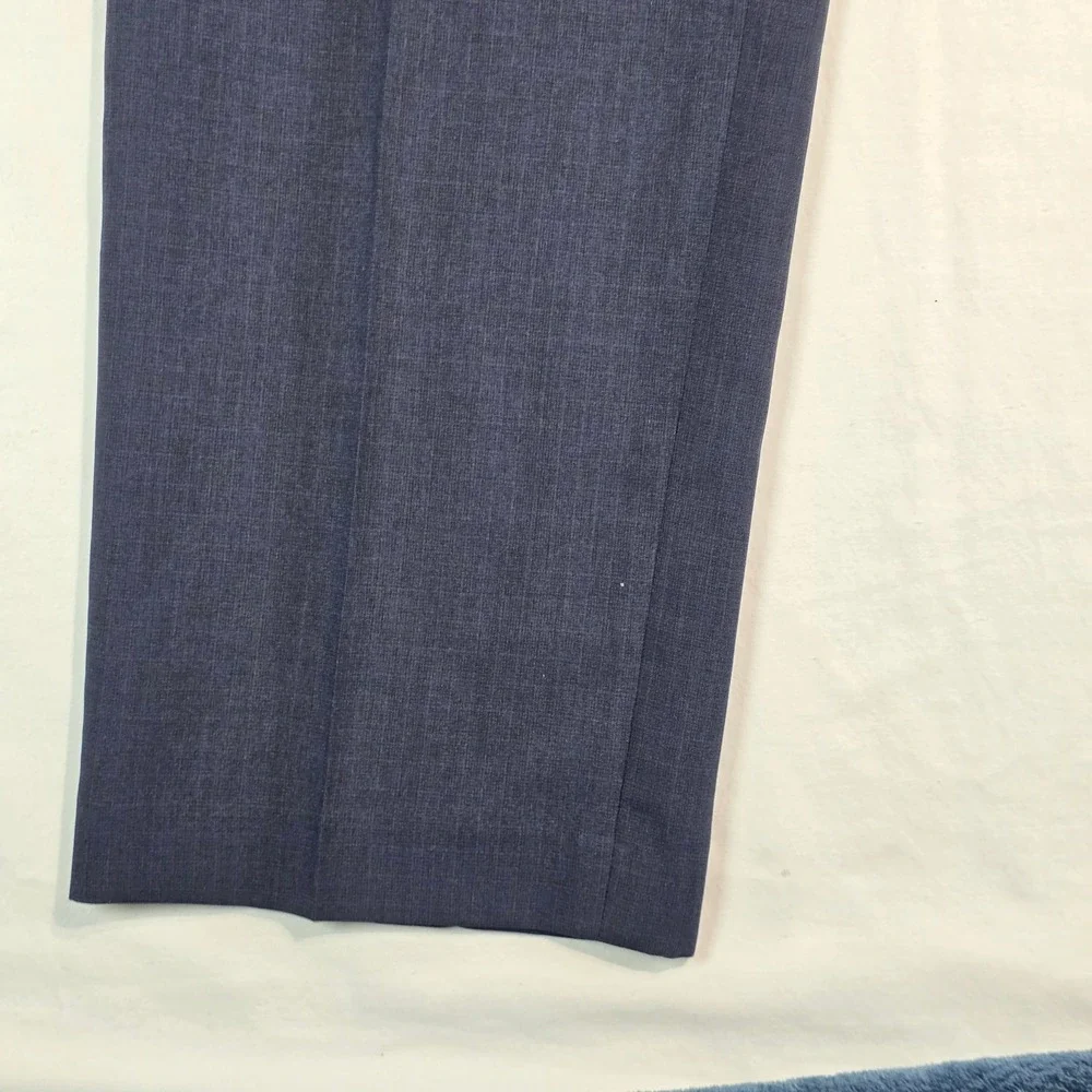 Van Heusen Mens Premium Non-Iron Straight Fit Dress Pants Ash Navy 32x32 536634